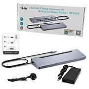 I-TEC USB-C ERGO DOCK + CHARGER/3X LCD + CHARGER 100W (BUNDLE)
