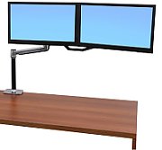 LX HD SIT-STAND DESK MOUNT POL/46IN 6.4-13.6KG LIFT50 MIS-D/EF