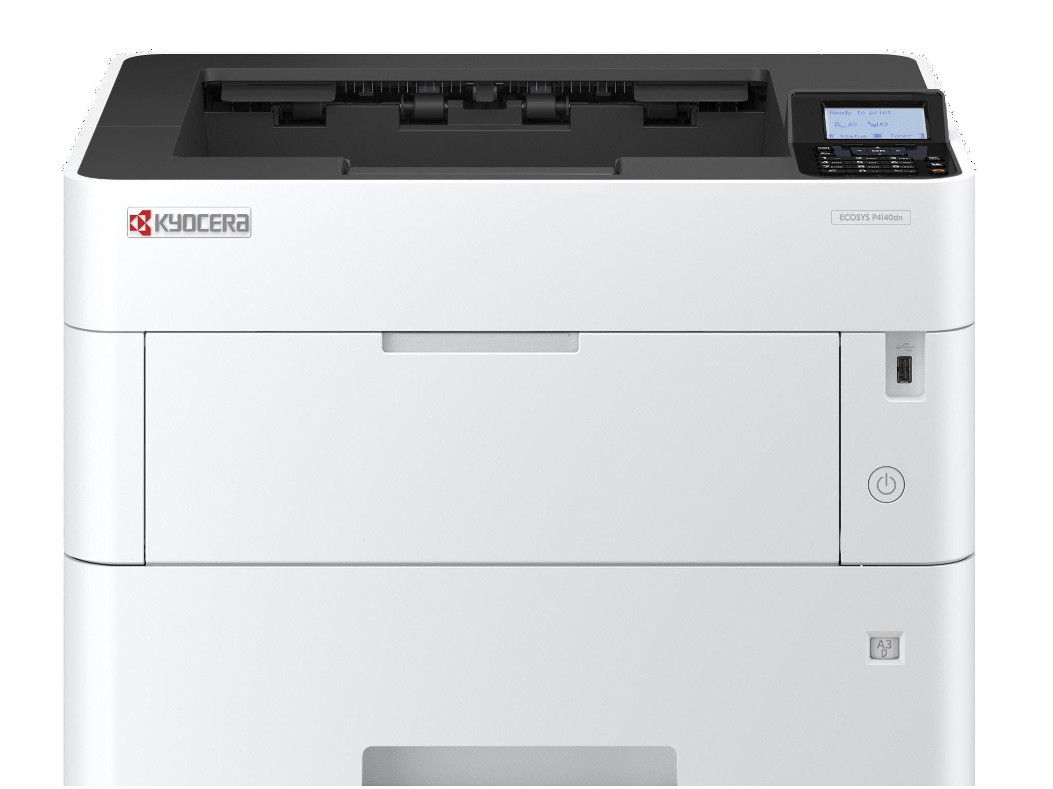 laser Kyocera P4140dn, A3, duplex, USB 2.0, 40 ppm