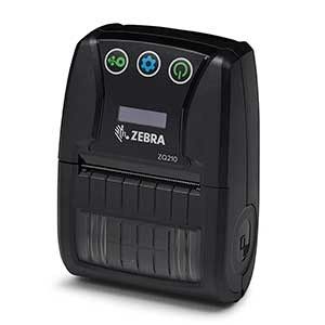 ZQ210, 2.25inch DT Printer, Bluetooth, linerlessprinting, Belt clip, USB cable, English/Latin/Cyrillic