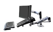 LX DUAL STACKING ARM POLISHED/24IN 18.1KG LIFT33 MIS-D 10Y WA