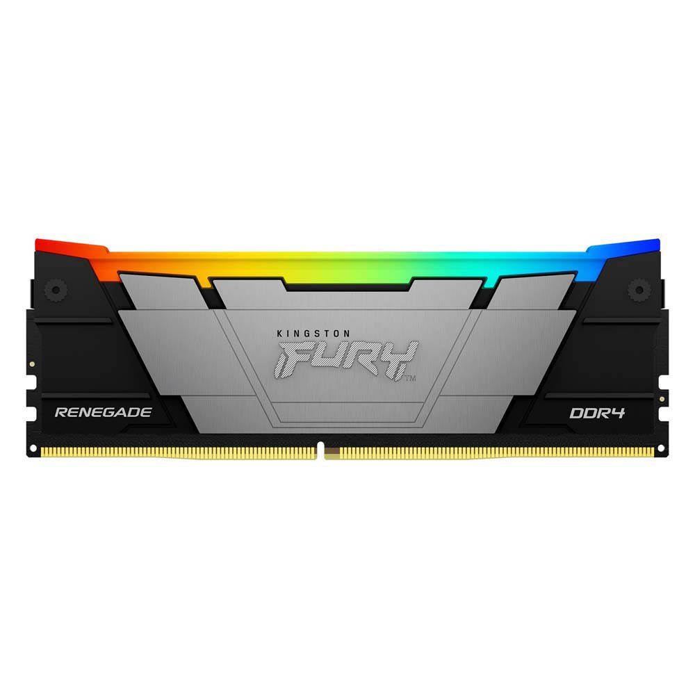 Memorie Kingston FURY Renegade 16 GB DDR4 3200 MHz CL16, XMP 2.0, Negru-argintiu, RGB