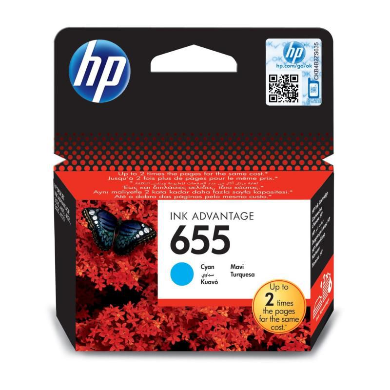 Cartus cerneala HP CZ110AE ,Albastru ,Original (655C)