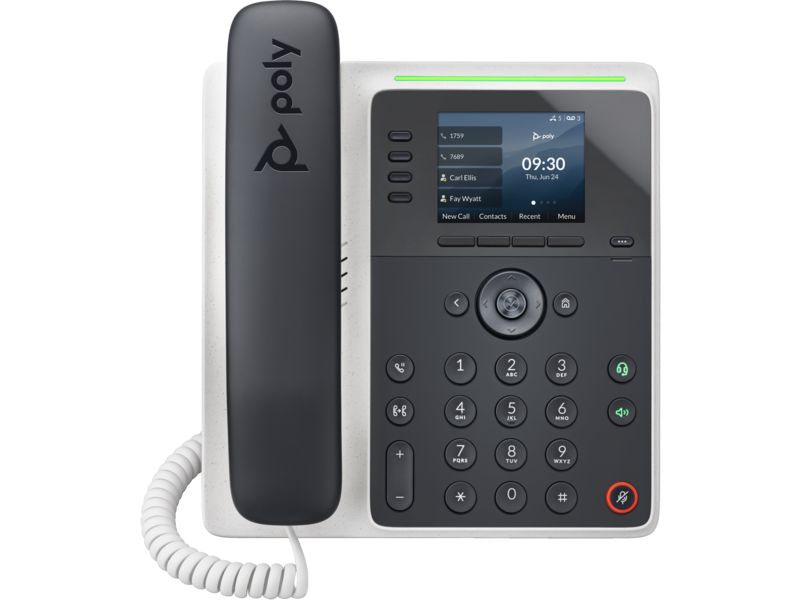 Poly Edge E220 IP Phone and PoE-enabled