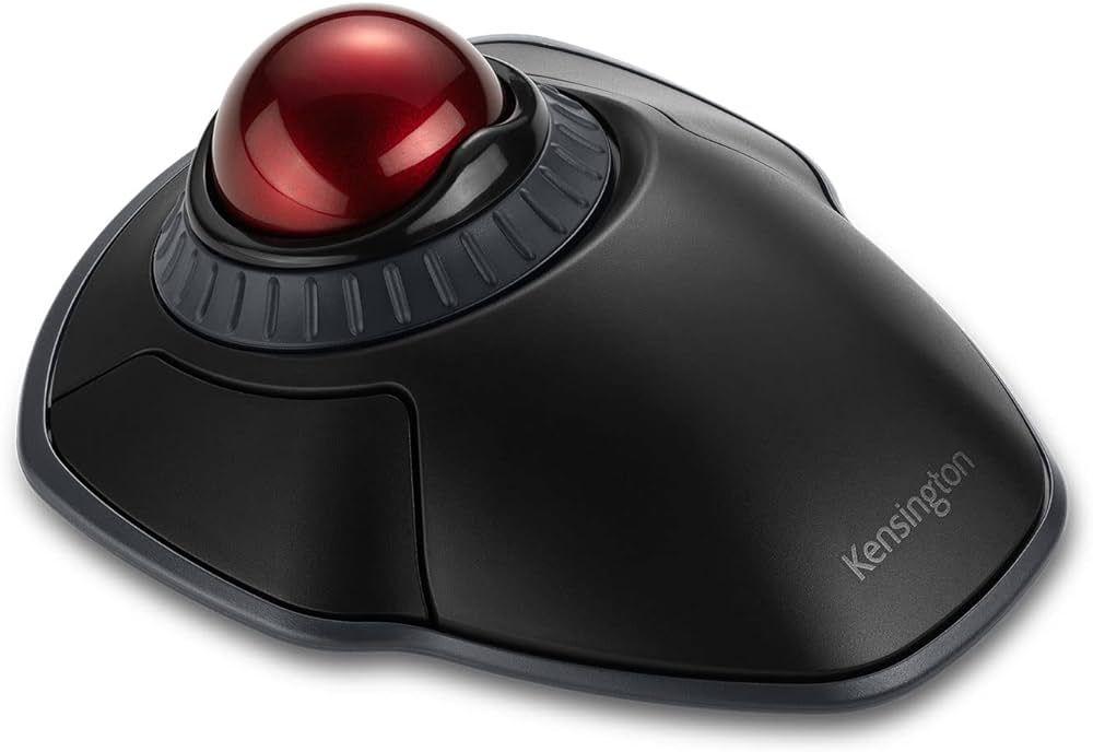 ORBIT WITH SCROLL RING WIRELESS/TRACKBALL - BLACK