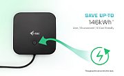 I-TEC USB-C HDMI DP DOCK PD100W/2X LCD DOCK + CHARGER-C112W