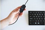 KENSINGTON H2000 USB-C HEADSET/USB-C/ USB-A (C TO A ADAPTER INC