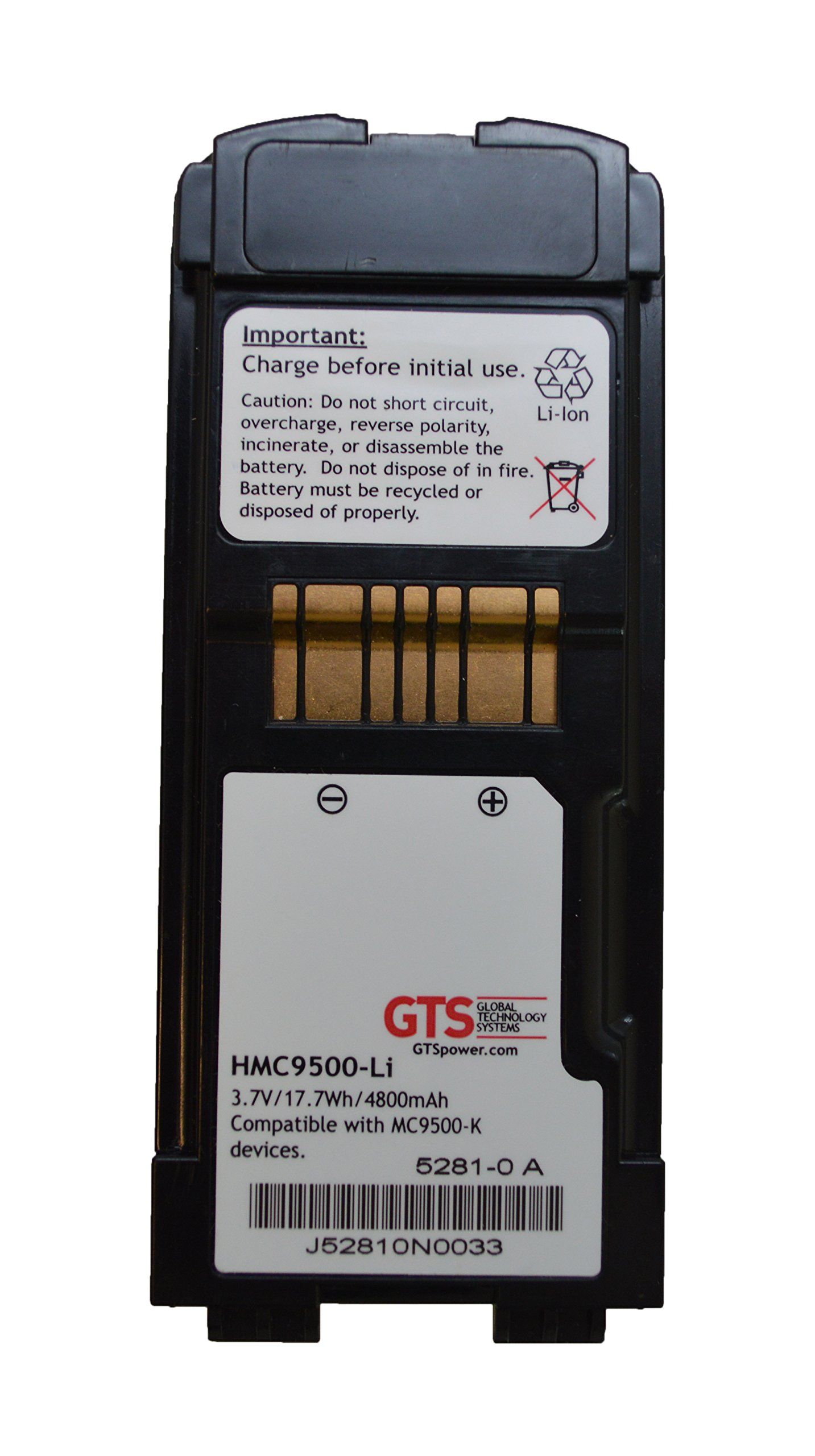 MC9500 BTRY-MC95IABA0/4800MAH 3.7V