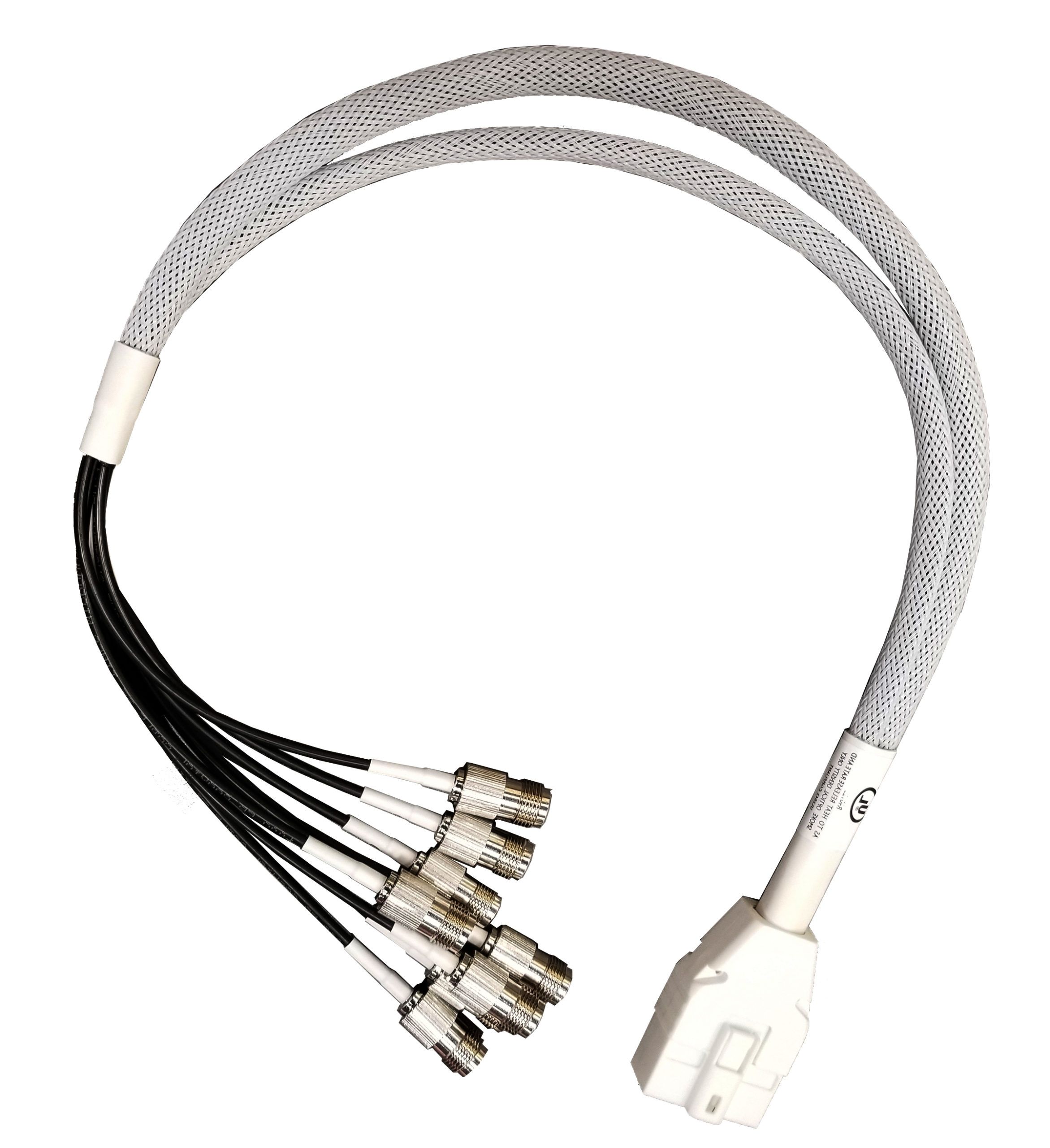 8-Port Smart Antenna Connector to RP-TNC connectors, 2ft