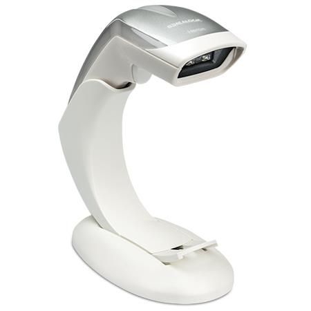 Heron HD3430 Kit, White (Kit includes 2D Scanner, Autosense Flex Stand and USB Cable)
