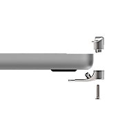 MACBOOK PRO 16-INCH 2021 LEDGE/LOCK ADAPTER W/ COMB.LOCK SILVER