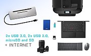 I-TEC USB-C 3XLCD DOCK W/ PD85W/METAL LOW PROFILE 3X LCD DOCK
