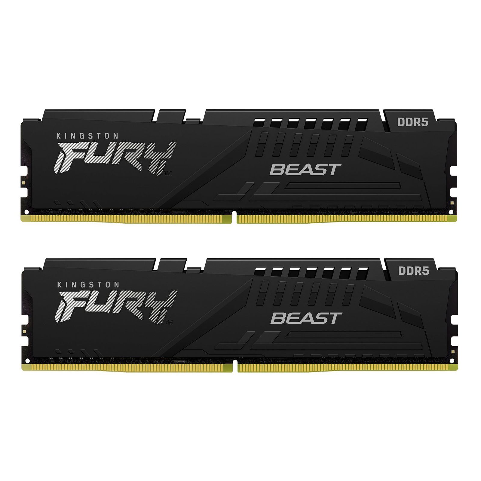 Memorie Kingston FURY Beast 16 GB DDR5 5600 MHz CL36, kit 2 x 8 GB, XMP 3.0 / EXPO, Negru, RGB