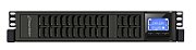 UPS PowerWalker VFI 2000 CRM LCD, 2000VA, 1600, cu management, on-line, 4x C13, 1x C14, 1x USB, 12.0V/9.0Ah LCD, Rack 2U, Negru