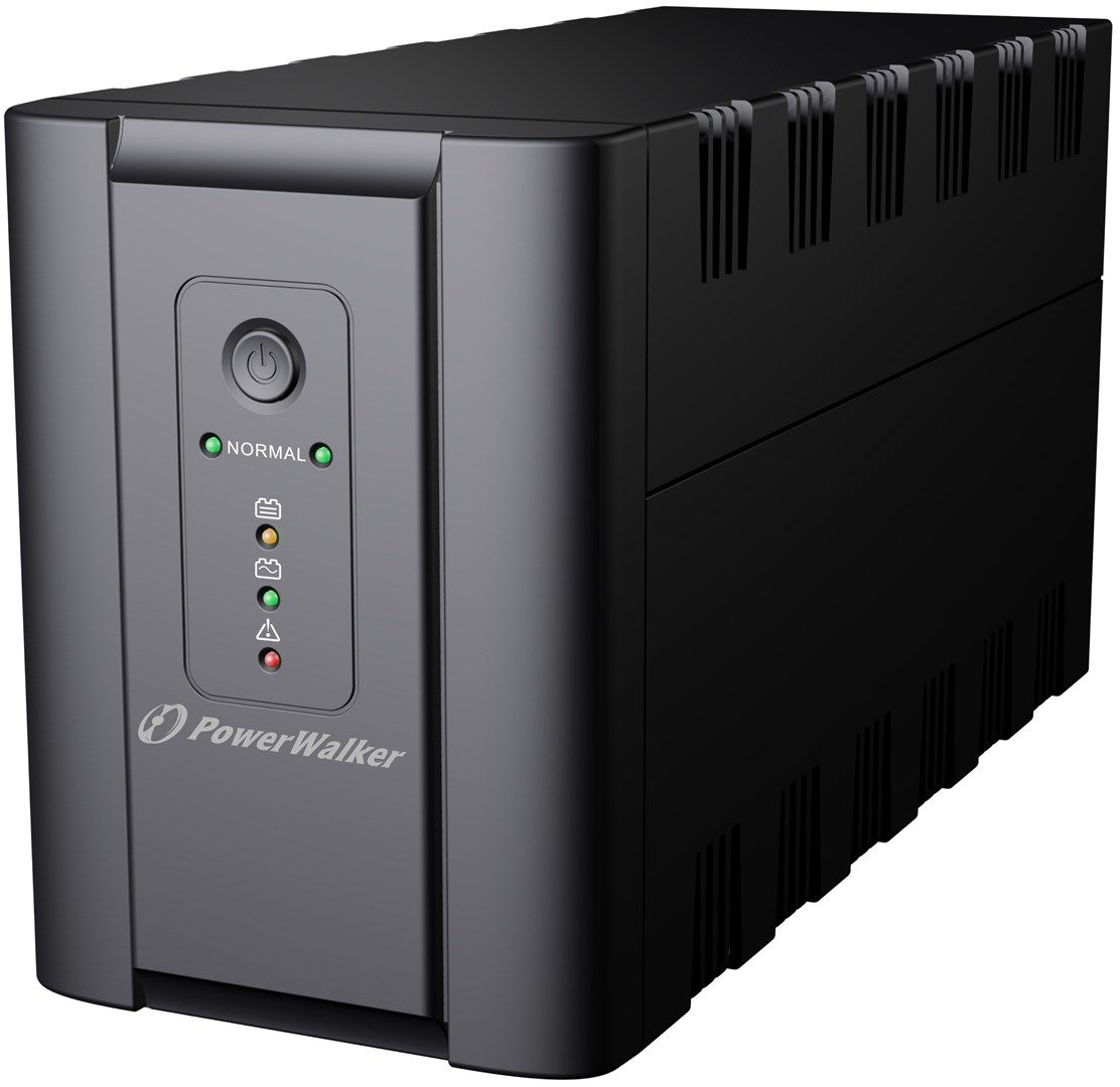 UPS PowerWalker VI 2200 SH FR, 2200VA, 1200 W, cu management, line-interactive, 2x Schuko, 2x C13, 1x C14, 1x RJ45, 1x USB, 12.0V/9.0Ah Tower, Negru