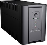 UPS PowerWalker VI 2200 SH FR, 2200VA, 1200 W, cu management, line-interactive, 2x Schuko, 2x C13, 1x C14, 1x RJ45, 1x USB, 12.0V/9.0Ah Tower, Negru