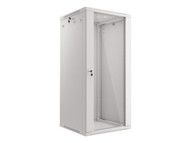 LANBERG WF01-6627-10S Lanberg wall-mounted rack 19 demounted flat pack 27U/600x600mm gray