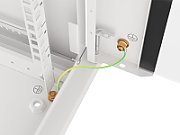 LANBERG WF01-6627-10S Lanberg wall-mounted rack 19 demounted flat pack 27U/600x600mm gray