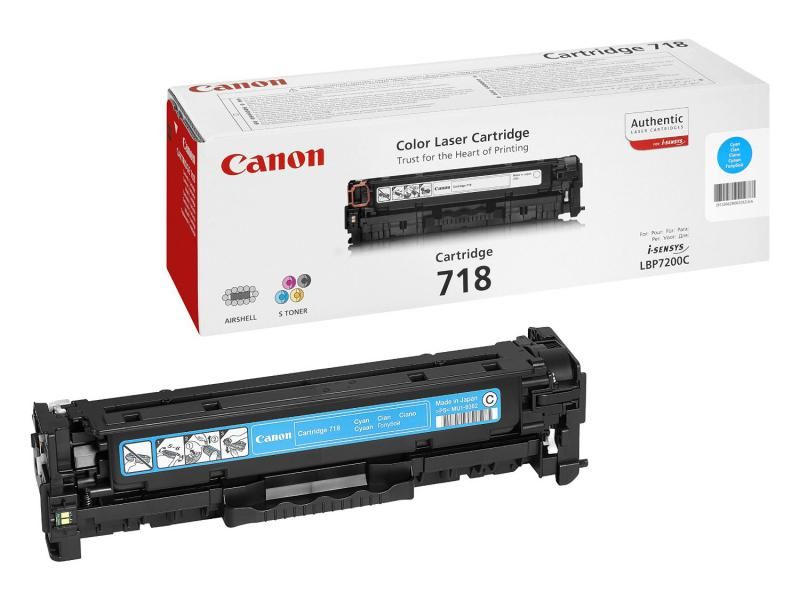 Cartus toner Canon CR2661B002AA ,Albastru ,2900 pagini ,Original (CRG718C)