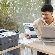 Imprimanta laser monocrom Brother HL-L2447DW, A4, duplex, USB 2.0, Wi-Fi, 32 ppm