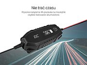 GREENCELL ACAGM07 Automatyczna Ladowarka, Prostownik Green Cell do akumulatorow 6V / 12V (4A)