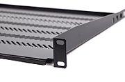 DIGITUS TN-19-350-1U-BK Shelf 1U, 350mm black