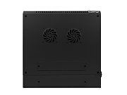 LANBERG WF02-6606-10B Lanberg wall-mounted double section rack 19 flat pack 6U/600x600mm black