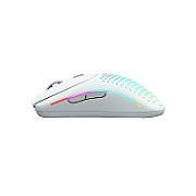 Model O 2 Wireless, 26000 DPI, RGB, Ultralight 68g, Hybrid 2.4GHz, Bluetooth, 6 butoane, Alb