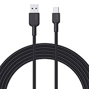 AUKEY CB-NAC2 USB-C Type-C Power Delivery PD 60W 3A 1.8m Nylon Black