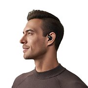 SHOKZ OpenFit Headphones Wireless Ear-hook Calls/Music/Sport/Everyday Bluetooth Black