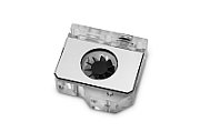 EK Water Blocks EK-Quantum Scalar Flowmeter Top-To-Bottom D-RGB - Nickel