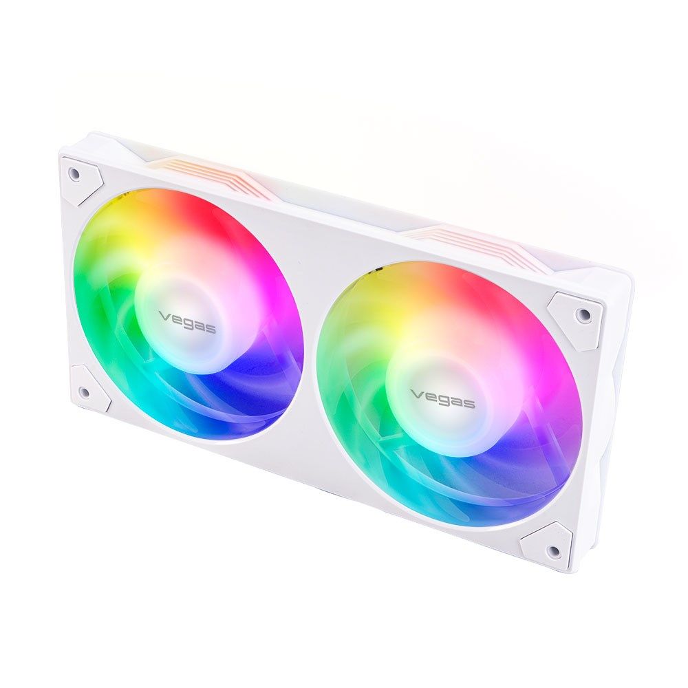 Ventilator Akasa AK-FN112-WH ,120 x 120 x  mm ,Alb ,RGB