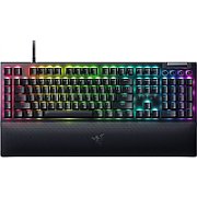 Razer BlackWidow V4 Razer Synapse enabled 5052 Aluminum Alloy Top Case 6 dedicated macros keys 2-side underglow Up to 8 000Hz polling rate RGB LED light US Wired Black Mechanical Gaming keyboard Yellow Switches