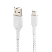 Belkin CAB002BT3MWH USB cable 3 m USB A USB C White
