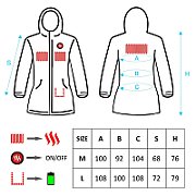 Glovii GTFBL coat/jacket