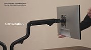 Gembird MA-DA3-02 monitor mount / stand 81.3 cm (32 ) Desk Black