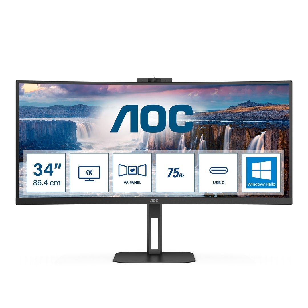 Monitor 34 inch AOC CU34V5CW 3440 x 1440, 100 Hz