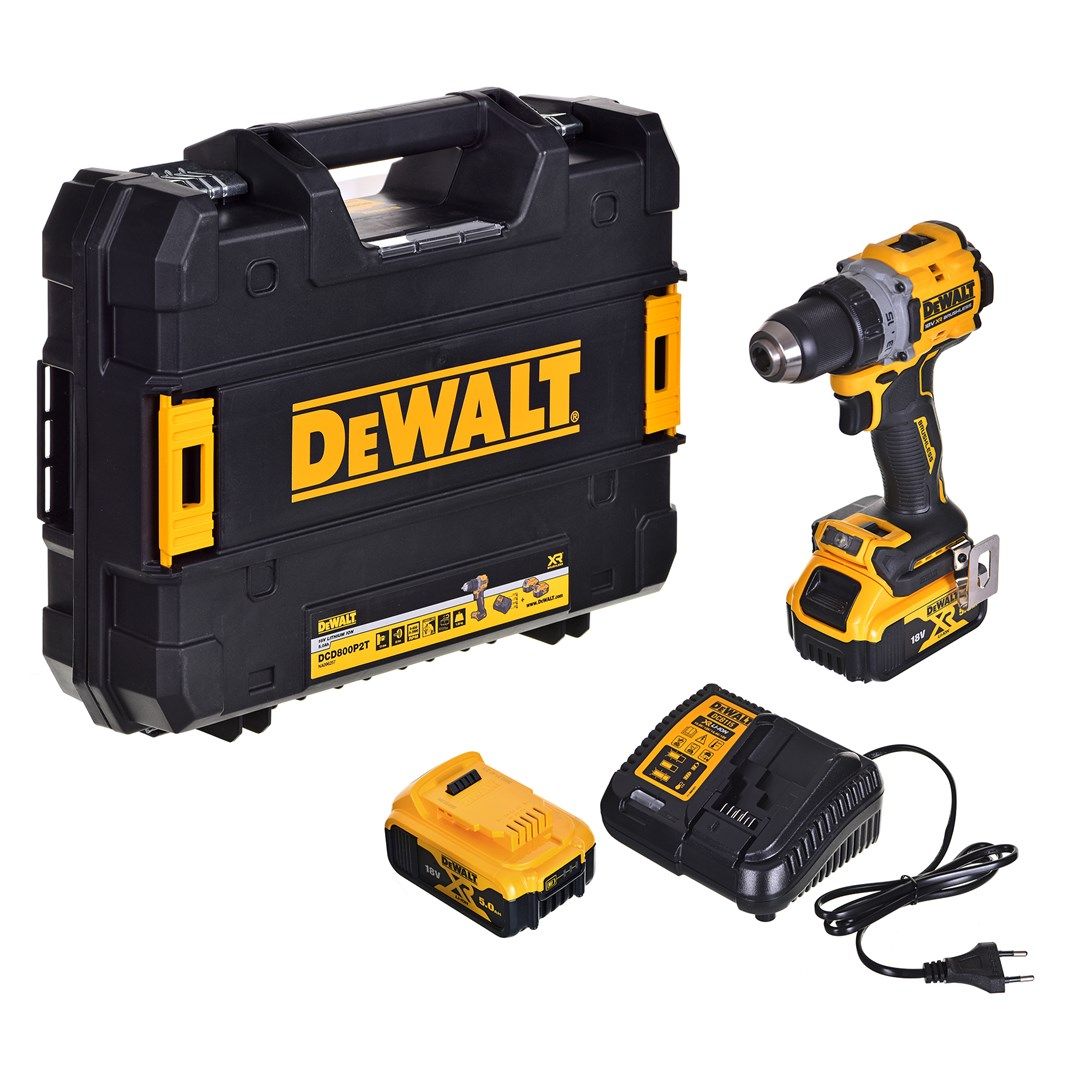 18V XR drill-to-screw. 2x5AH