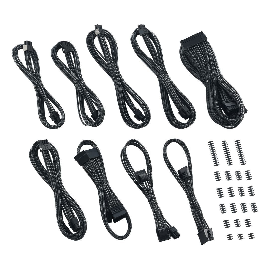 CableMod Classic ModMesh C-Series Cable Kit Corsair AXi  HXi & RM - carbon
