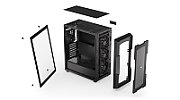 Carcasa ENDORFY Regnum 400 Air, Middle Tower, ATX, sursa Fara, Negru