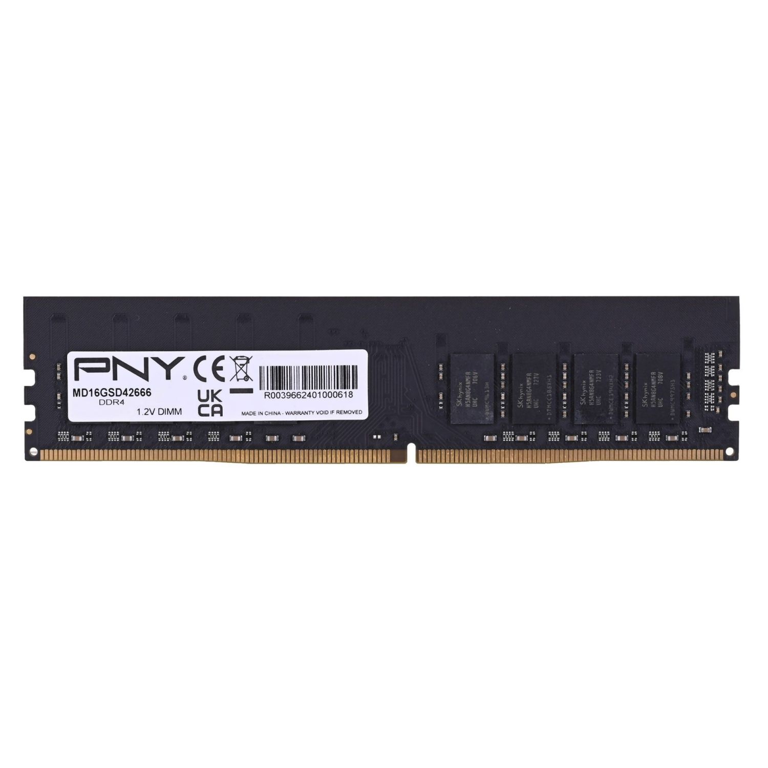Memorie PNY Performance 16 GB DDR4 3200 MHz CL22, Negru