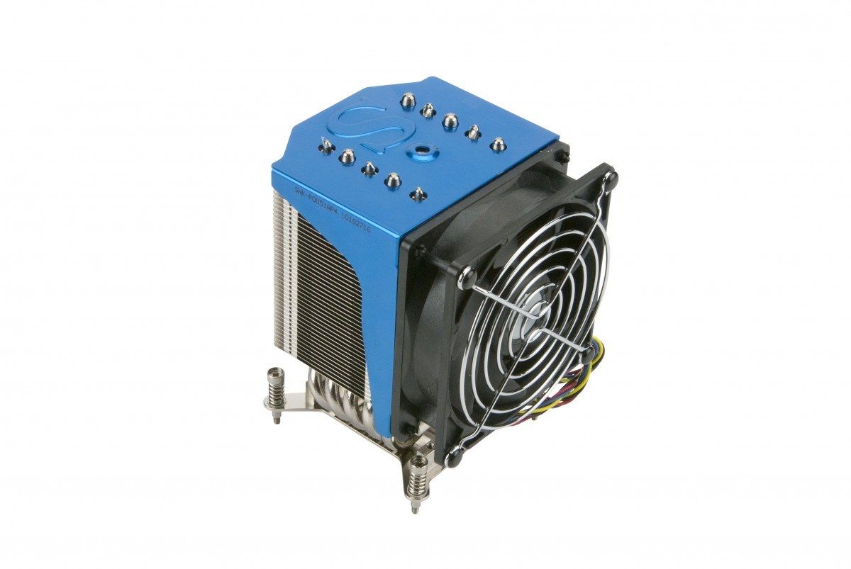Supermicro SNK-P0051AP4 computer cooling system Processor Air cooler Black  Blue  Metallic  Silver