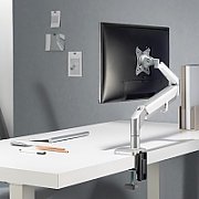 Ergo Office Grey Desk Monitor Mount  with Spring  17 -32   9 kg  ER-405G
