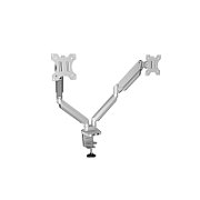 Fellowes Ergonomics arm for 2 monitors - Platinum series  silver