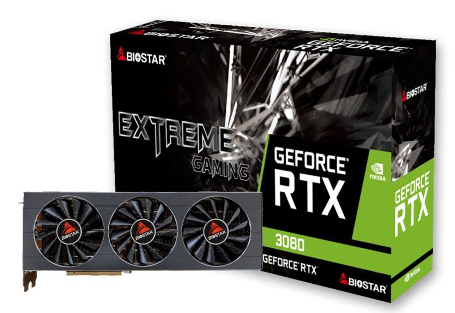 Placa video BIOSTAR GeForce RTX 3080 10 GB GDDR6X 320 bit