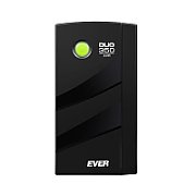 UPS Ever Duo 350 AVR, 350 VA, 245 W, line-interactive, 2x Schuko, 1x C13, 12V/5Ah Tower, Negru