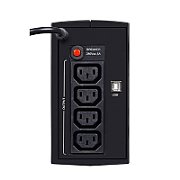 UPS Ever Duo 550 AVR USB, 550 VA, 330 W, cu management, line-interactive, 4x C13, 1x USB, 12V/5Ah Tower, Negru