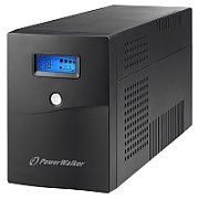 UPS PowerWalker VI 3000 SCL FR, 3000 VA, 1800 W, cu management, line-interactive, 4x Schuko, 1x RJ45, 12V 9Ah Tower, Negru