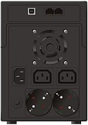 UPS PowerWalker VI 2200 SH, 2200 VA, 1100 W, cu management, line-interactive, 2x Schuko, 2x C13, 1x C14, 1x RJ45, 12.0V/9.0Ah Tower, Negru