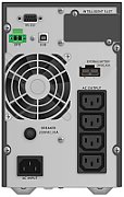 UPS PowerWalker VFI 1000 TGB, 1000 VA, 900 W, cu management, on-line double-conversion, 4x C13, 1x C14, 12V/9Ah LCD, Tower, Negru
